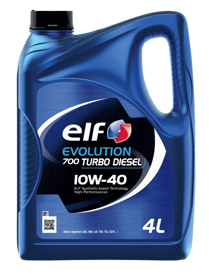 Моторное масло ELF EVOL 700 TURBO D 10W40, 4л